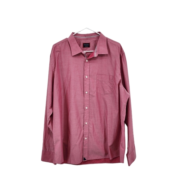 Untuckit Men's Arlington Cotton Casual Long Sleeve Shirt - XXL - Picture 1 of 5